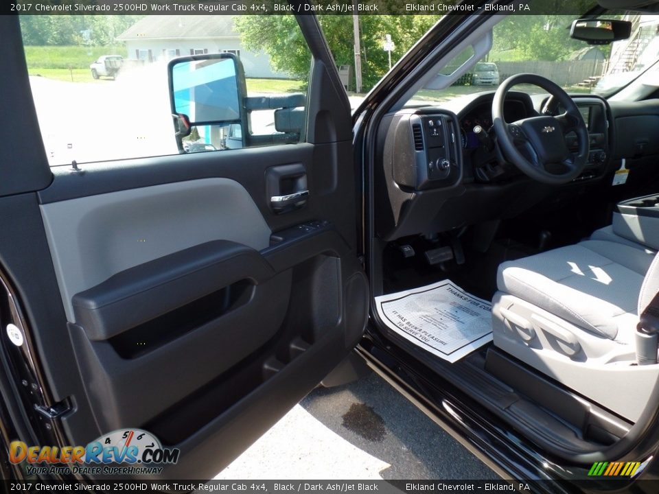 2017 Chevrolet Silverado 2500HD Work Truck Regular Cab 4x4 Black / Dark Ash/Jet Black Photo #13