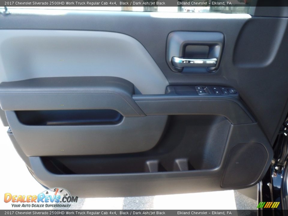 2017 Chevrolet Silverado 2500HD Work Truck Regular Cab 4x4 Black / Dark Ash/Jet Black Photo #14