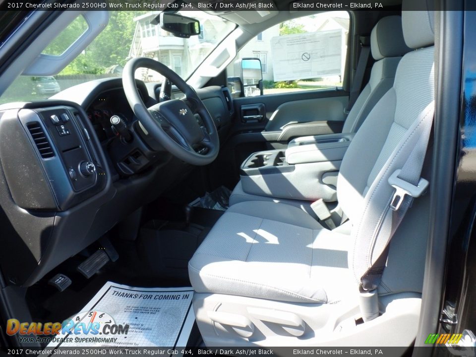 2017 Chevrolet Silverado 2500HD Work Truck Regular Cab 4x4 Black / Dark Ash/Jet Black Photo #16