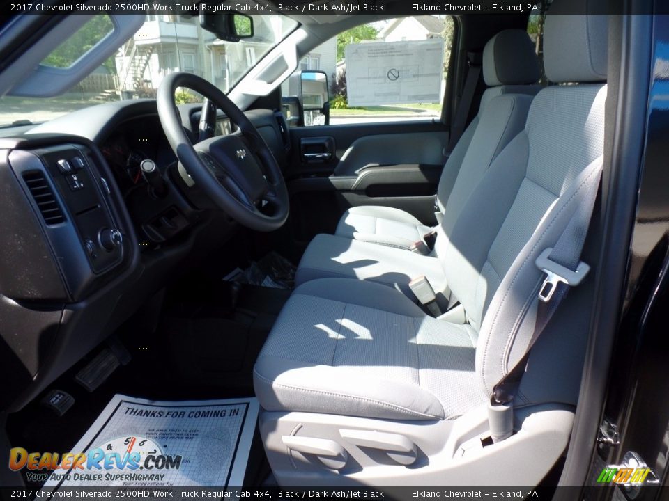 2017 Chevrolet Silverado 2500HD Work Truck Regular Cab 4x4 Black / Dark Ash/Jet Black Photo #17
