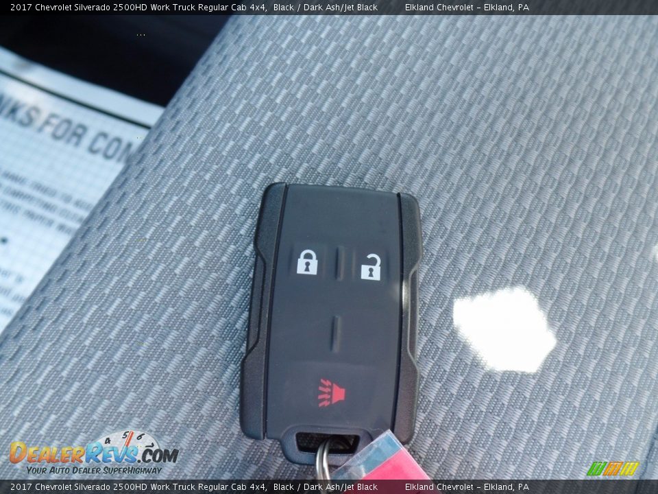 2017 Chevrolet Silverado 2500HD Work Truck Regular Cab 4x4 Black / Dark Ash/Jet Black Photo #18