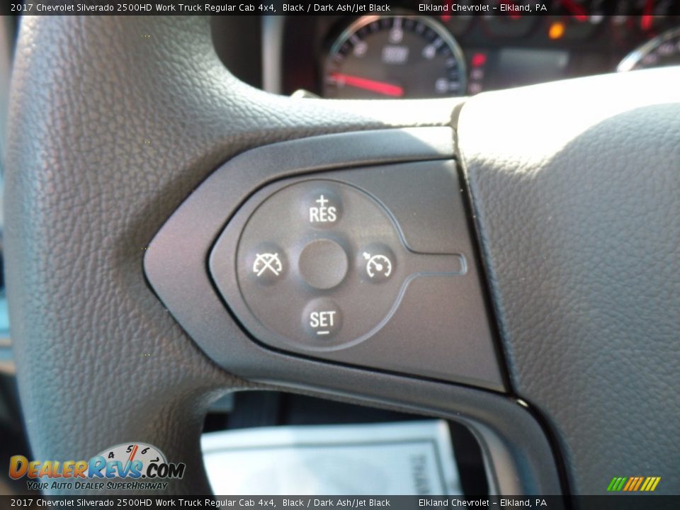 2017 Chevrolet Silverado 2500HD Work Truck Regular Cab 4x4 Black / Dark Ash/Jet Black Photo #22