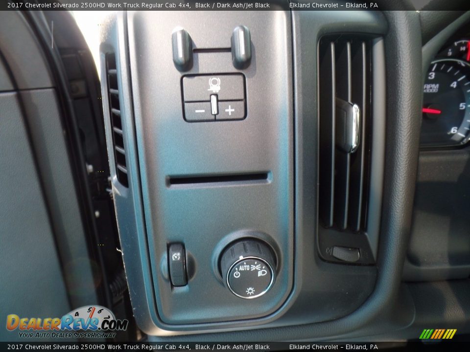 2017 Chevrolet Silverado 2500HD Work Truck Regular Cab 4x4 Black / Dark Ash/Jet Black Photo #23