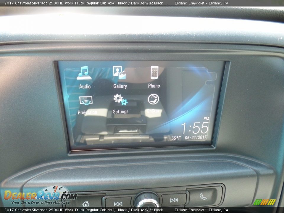 2017 Chevrolet Silverado 2500HD Work Truck Regular Cab 4x4 Black / Dark Ash/Jet Black Photo #26