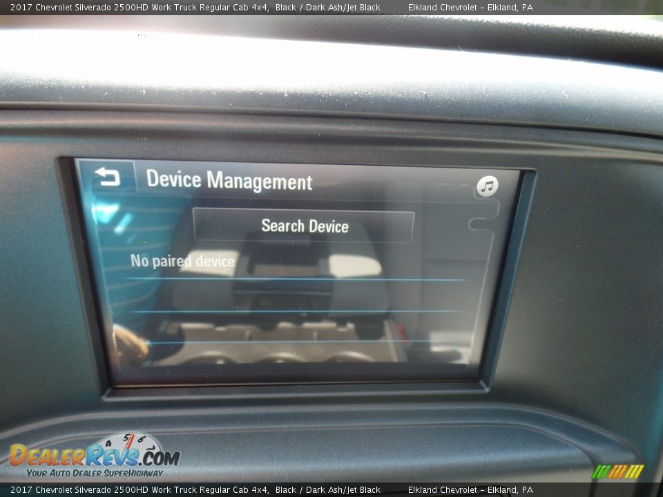 2017 Chevrolet Silverado 2500HD Work Truck Regular Cab 4x4 Black / Dark Ash/Jet Black Photo #28