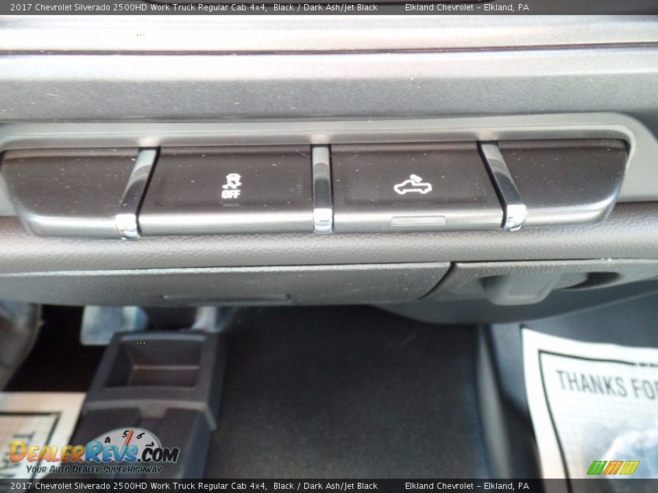 2017 Chevrolet Silverado 2500HD Work Truck Regular Cab 4x4 Black / Dark Ash/Jet Black Photo #31