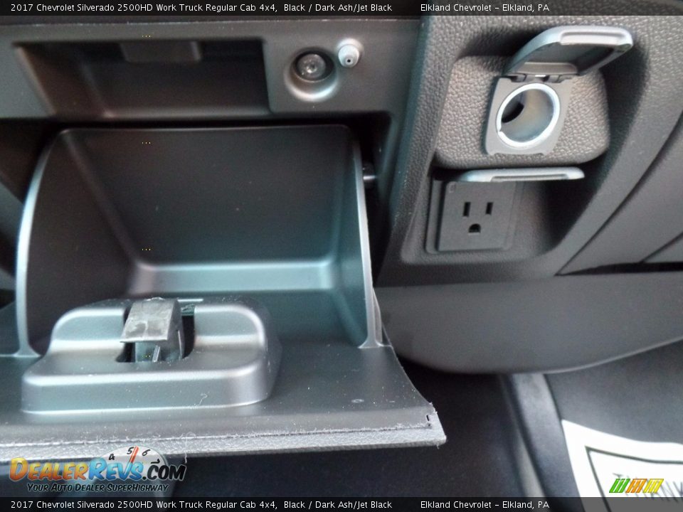 2017 Chevrolet Silverado 2500HD Work Truck Regular Cab 4x4 Black / Dark Ash/Jet Black Photo #33