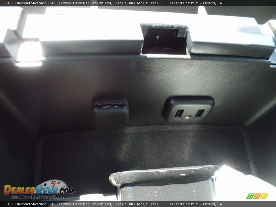 2017 Chevrolet Silverado 2500HD Work Truck Regular Cab 4x4 Black / Dark Ash/Jet Black Photo #36