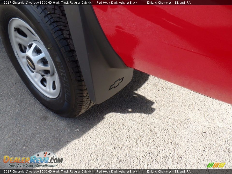 2017 Chevrolet Silverado 3500HD Work Truck Regular Cab 4x4 Red Hot / Dark Ash/Jet Black Photo #10