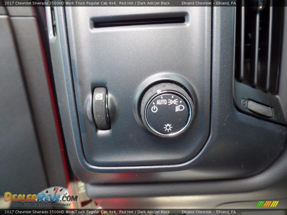 2017 Chevrolet Silverado 3500HD Work Truck Regular Cab 4x4 Red Hot / Dark Ash/Jet Black Photo #24