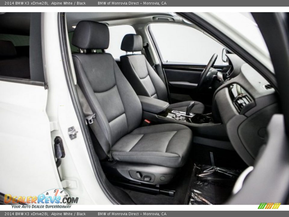 2014 BMW X3 xDrive28i Alpine White / Black Photo #6