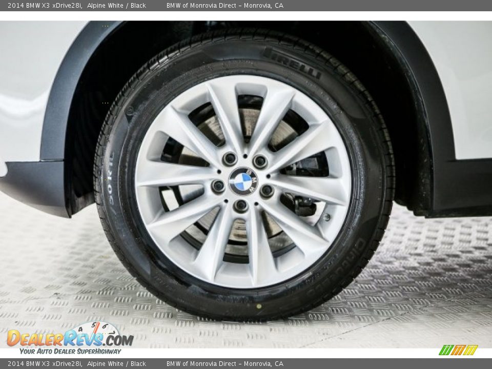 2014 BMW X3 xDrive28i Alpine White / Black Photo #8
