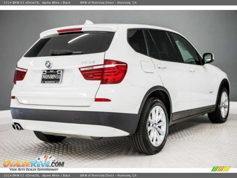 2014 BMW X3 xDrive28i Alpine White / Black Photo #13