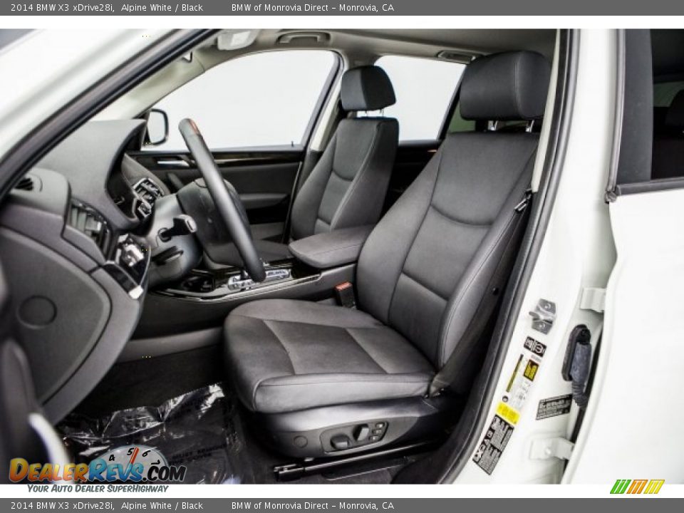 2014 BMW X3 xDrive28i Alpine White / Black Photo #16