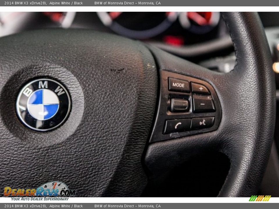 2014 BMW X3 xDrive28i Alpine White / Black Photo #18