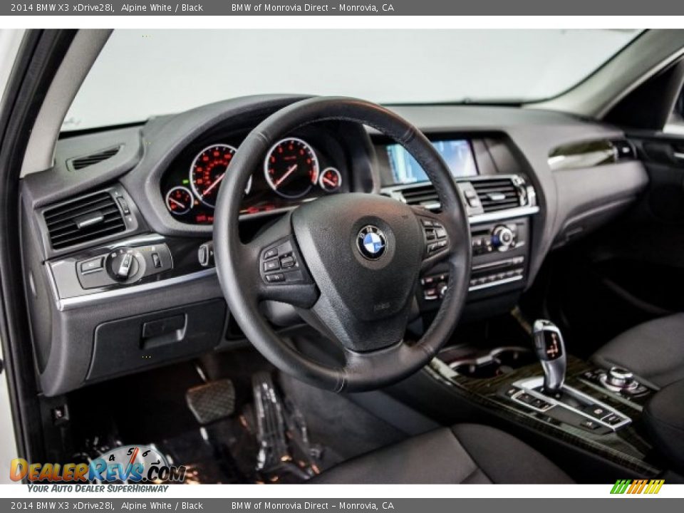 2014 BMW X3 xDrive28i Alpine White / Black Photo #20