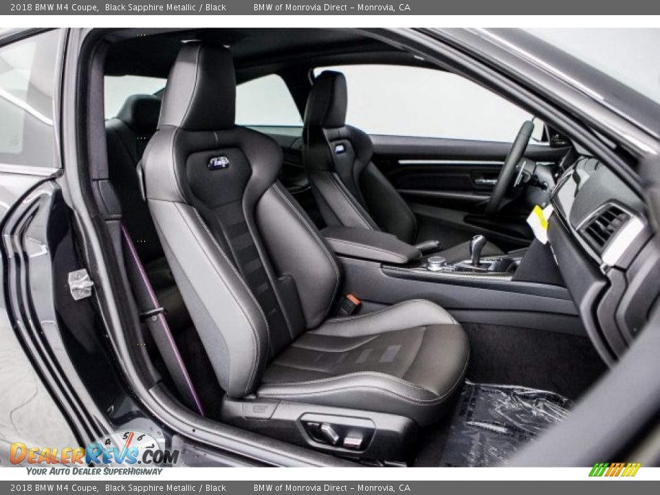 Black Interior - 2018 BMW M4 Coupe Photo #2