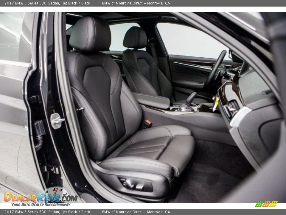 2017 BMW 5 Series 530i Sedan Jet Black / Black Photo #2