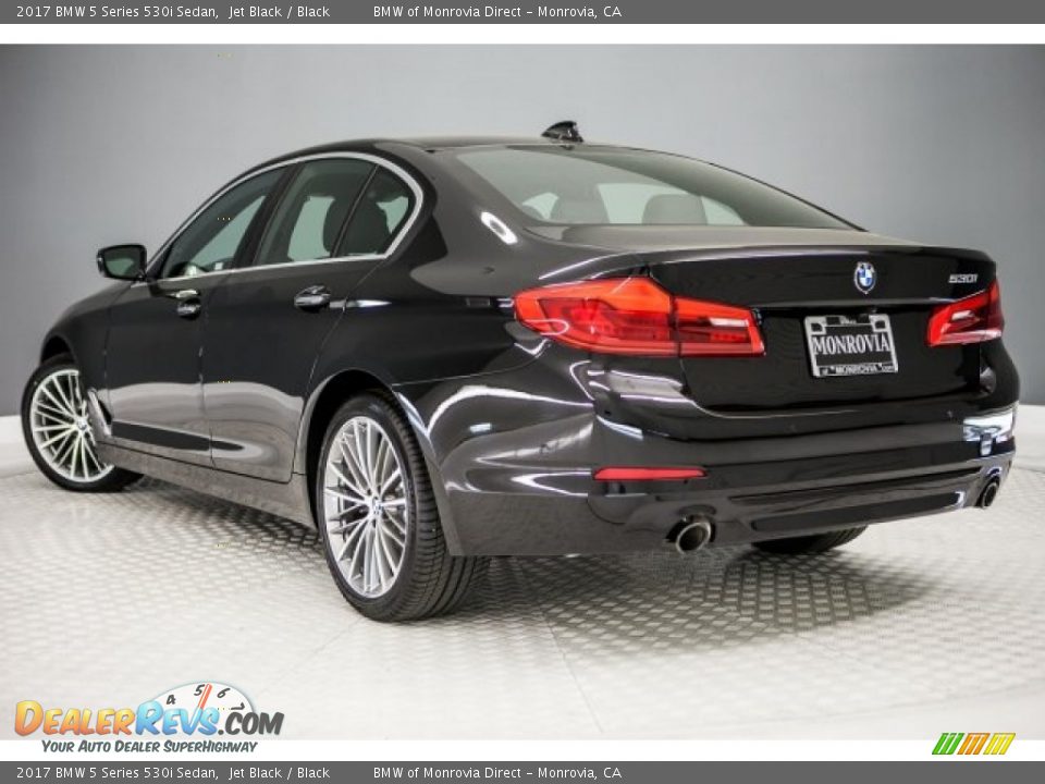 2017 BMW 5 Series 530i Sedan Jet Black / Black Photo #3