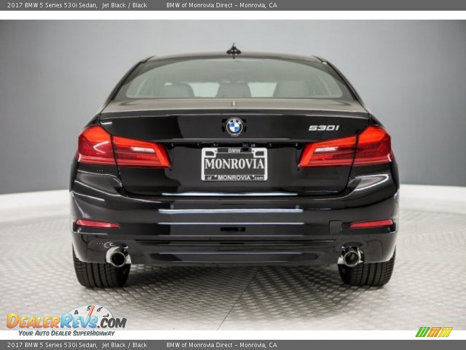 2017 BMW 5 Series 530i Sedan Jet Black / Black Photo #4