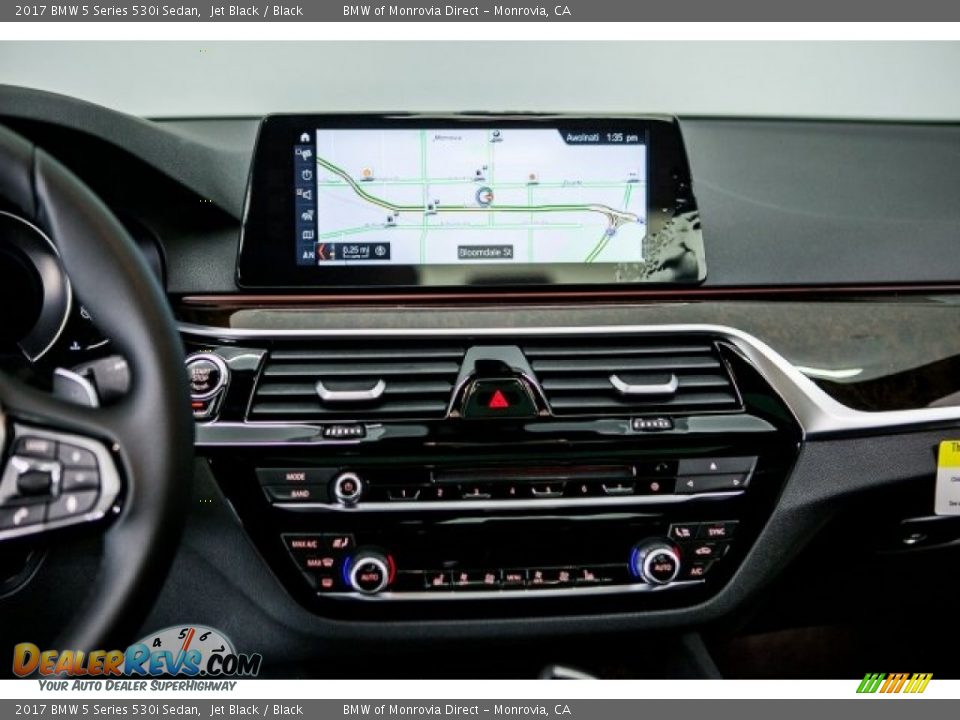2017 BMW 5 Series 530i Sedan Jet Black / Black Photo #6