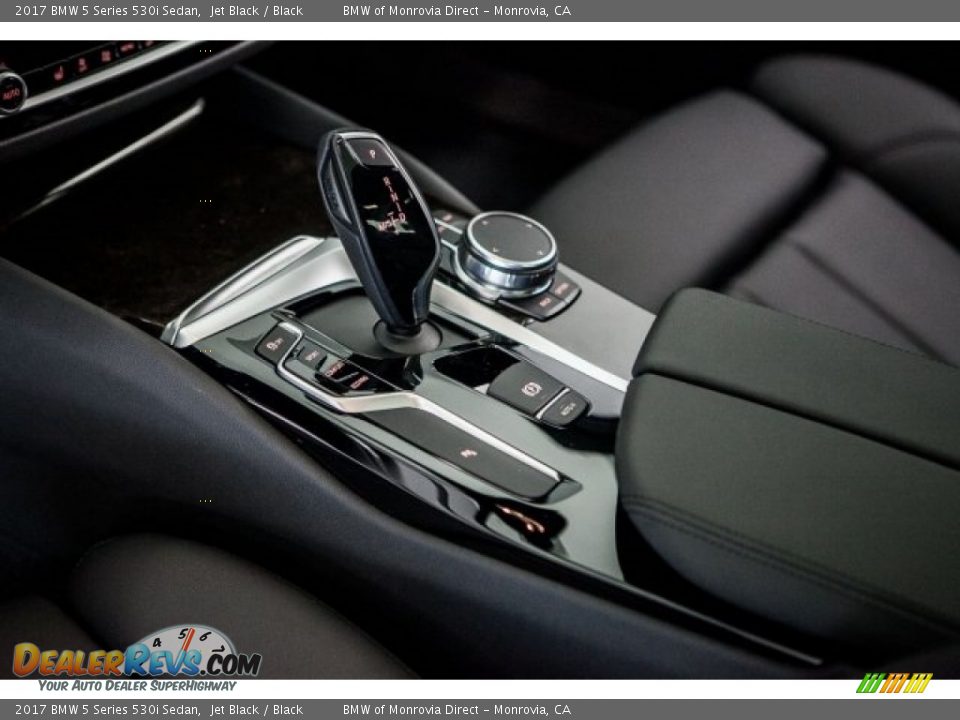 2017 BMW 5 Series 530i Sedan Jet Black / Black Photo #7
