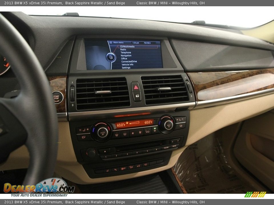 2013 BMW X5 xDrive 35i Premium Black Sapphire Metallic / Sand Beige Photo #9