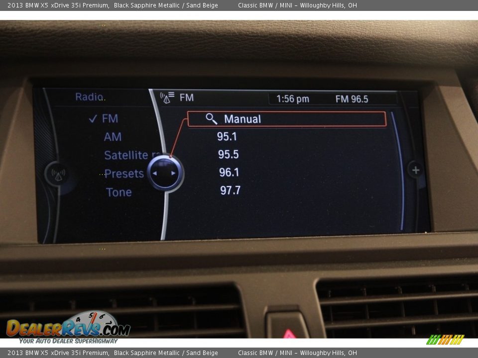 2013 BMW X5 xDrive 35i Premium Black Sapphire Metallic / Sand Beige Photo #12