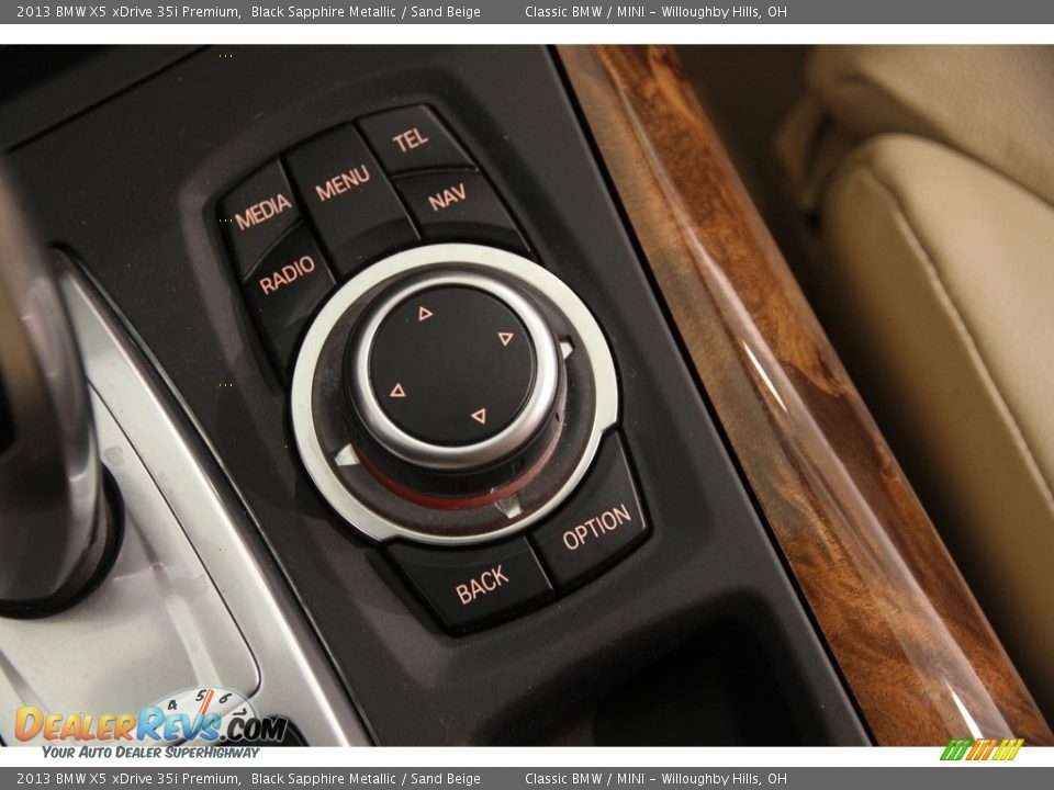 2013 BMW X5 xDrive 35i Premium Black Sapphire Metallic / Sand Beige Photo #15