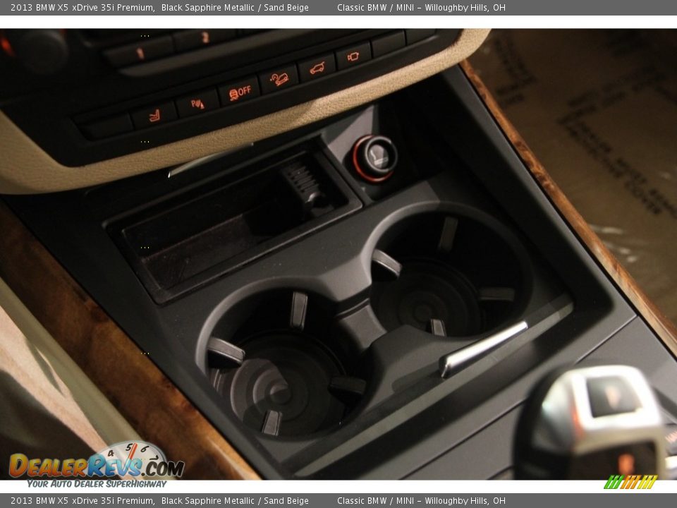 2013 BMW X5 xDrive 35i Premium Black Sapphire Metallic / Sand Beige Photo #16
