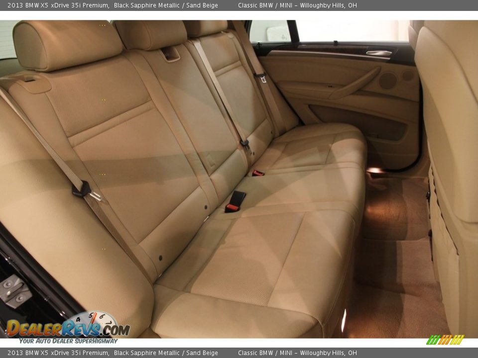 2013 BMW X5 xDrive 35i Premium Black Sapphire Metallic / Sand Beige Photo #18