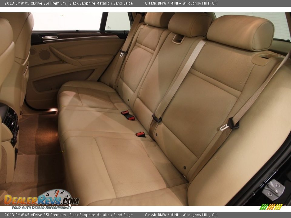 2013 BMW X5 xDrive 35i Premium Black Sapphire Metallic / Sand Beige Photo #19