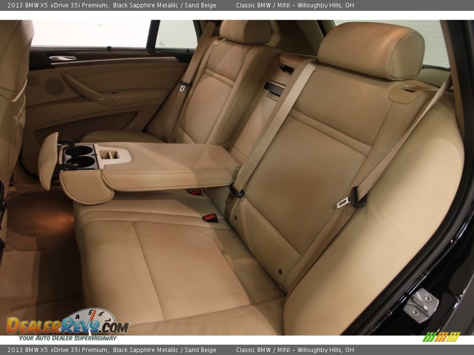2013 BMW X5 xDrive 35i Premium Black Sapphire Metallic / Sand Beige Photo #20