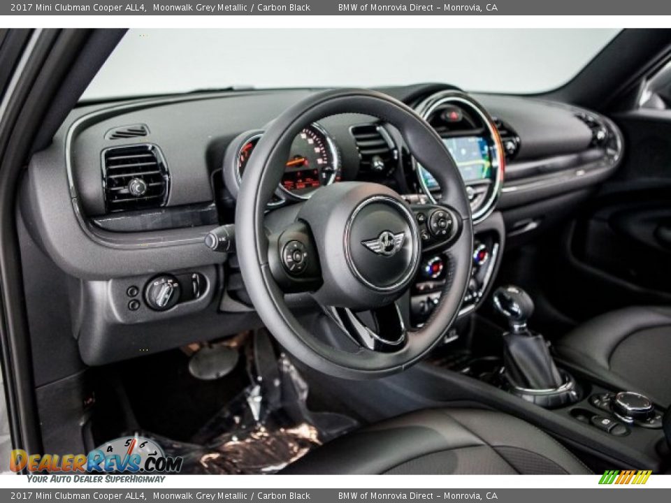 2017 Mini Clubman Cooper ALL4 Moonwalk Grey Metallic / Carbon Black Photo #5