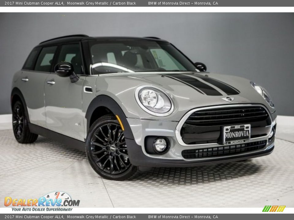 2017 Mini Clubman Cooper ALL4 Moonwalk Grey Metallic / Carbon Black Photo #12