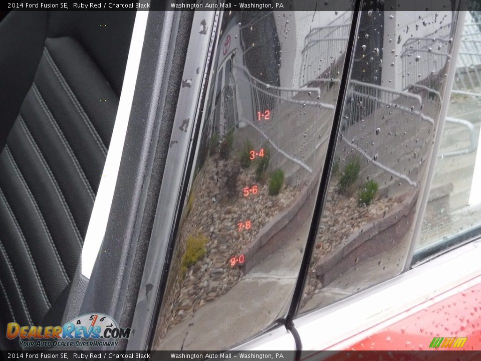 2014 Ford Fusion SE Ruby Red / Charcoal Black Photo #7