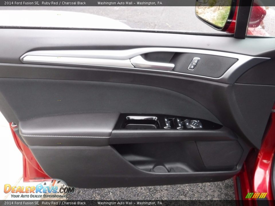2014 Ford Fusion SE Ruby Red / Charcoal Black Photo #13