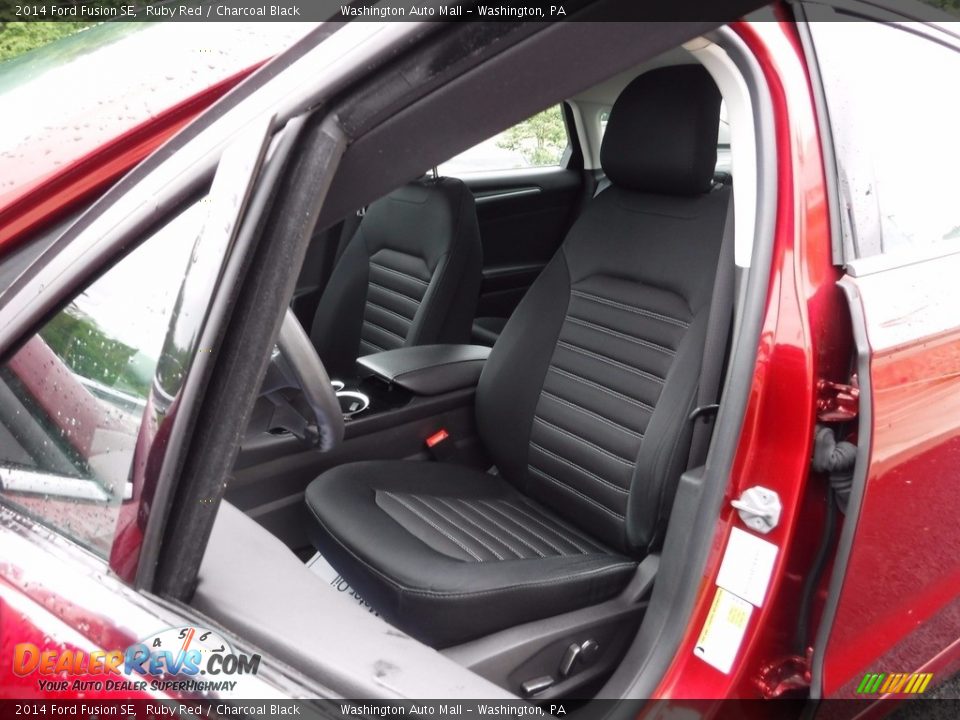 2014 Ford Fusion SE Ruby Red / Charcoal Black Photo #14