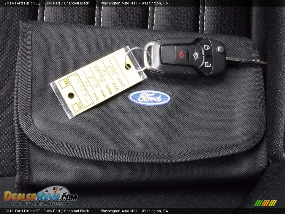 2014 Ford Fusion SE Ruby Red / Charcoal Black Photo #23