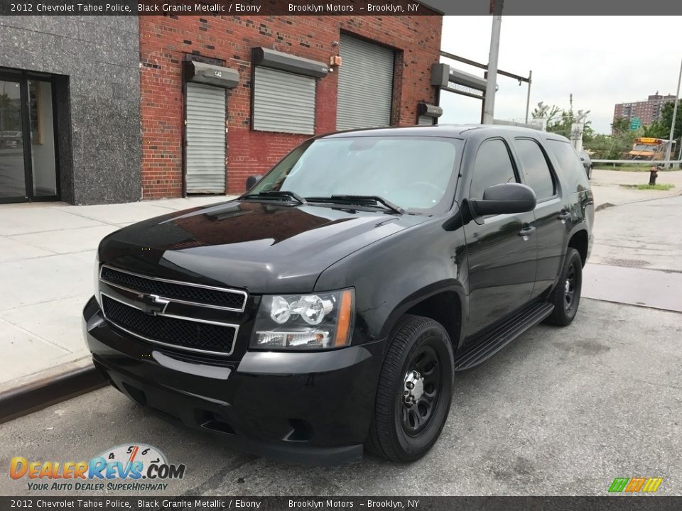 2012 Chevrolet Tahoe Police Black Granite Metallic / Ebony Photo #1