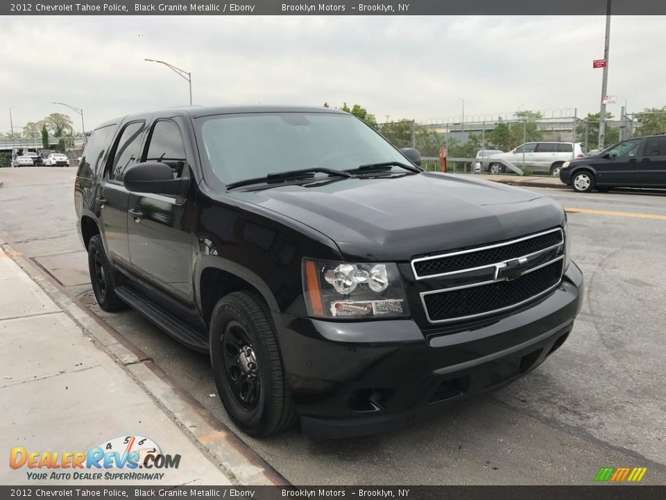 2012 Chevrolet Tahoe Police Black Granite Metallic / Ebony Photo #2