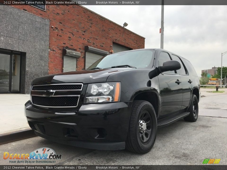 2012 Chevrolet Tahoe Police Black Granite Metallic / Ebony Photo #3