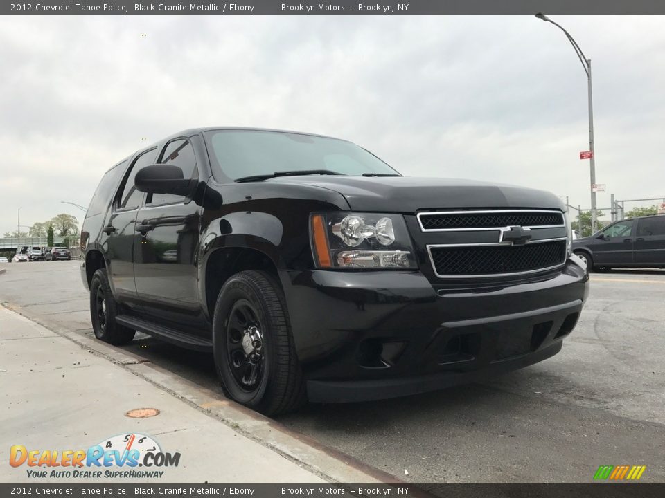 2012 Chevrolet Tahoe Police Black Granite Metallic / Ebony Photo #4