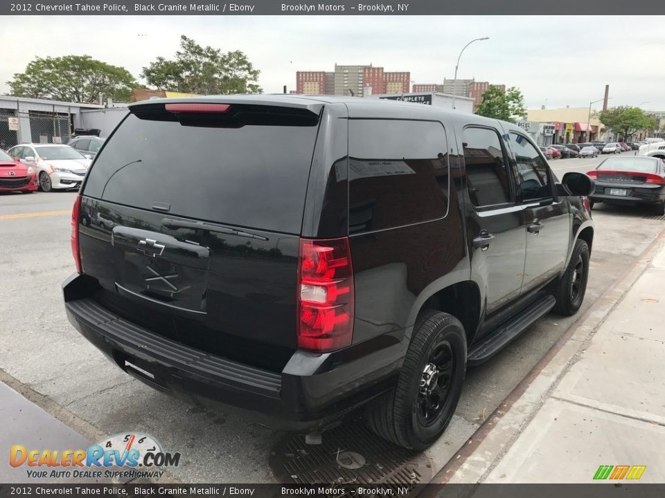 2012 Chevrolet Tahoe Police Black Granite Metallic / Ebony Photo #15
