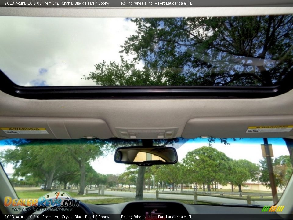 2013 Acura ILX 2.0L Premium Crystal Black Pearl / Ebony Photo #4