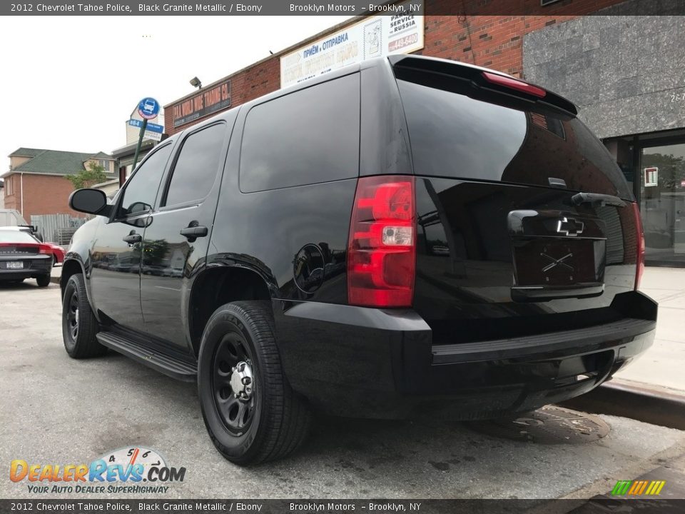 2012 Chevrolet Tahoe Police Black Granite Metallic / Ebony Photo #18
