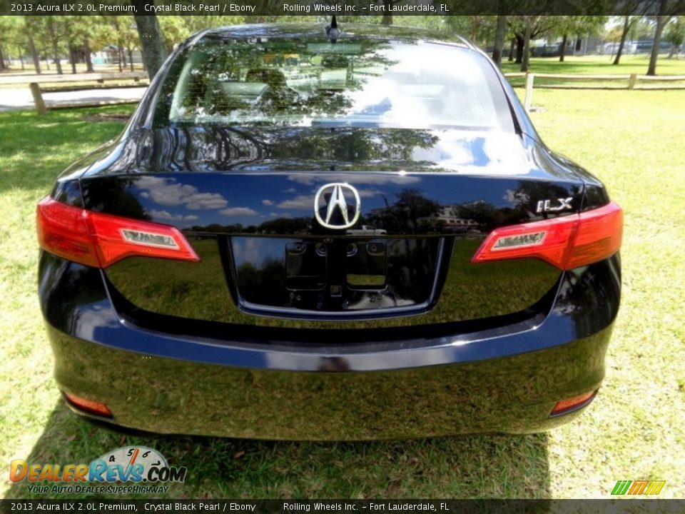 2013 Acura ILX 2.0L Premium Crystal Black Pearl / Ebony Photo #7