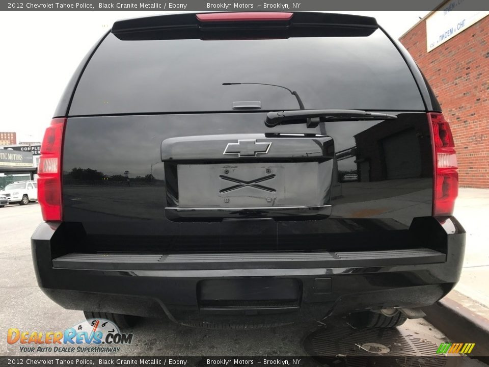 2012 Chevrolet Tahoe Police Black Granite Metallic / Ebony Photo #20