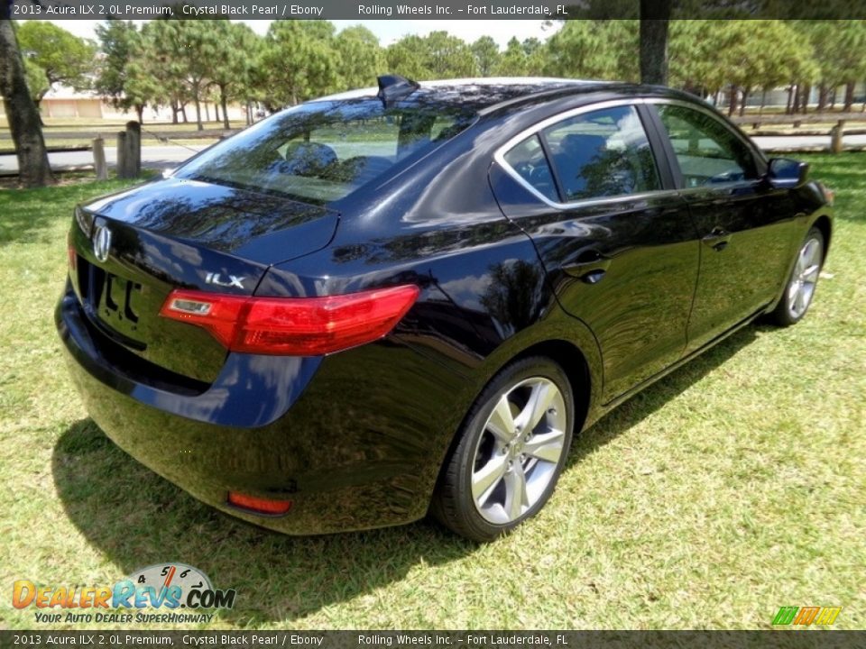 2013 Acura ILX 2.0L Premium Crystal Black Pearl / Ebony Photo #9