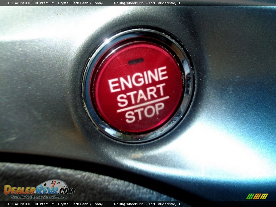 2013 Acura ILX 2.0L Premium Crystal Black Pearl / Ebony Photo #10